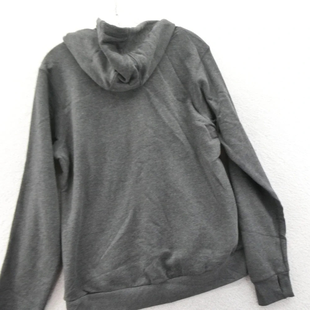Ouray Hoodie Women Medium Stowe Vermont Charcoal Gray Quarter Zip Fleece Cotton‎